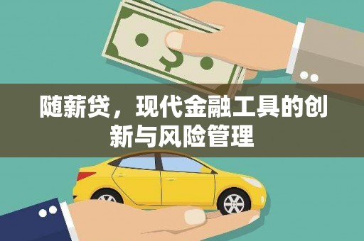 中山随薪贷，现代金融工具的创新与风险管理