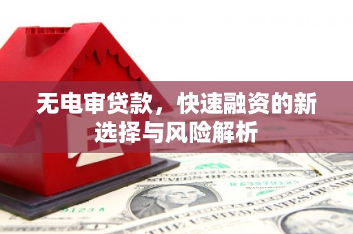 中山无电审贷款，快速融资的新选择与风险解析