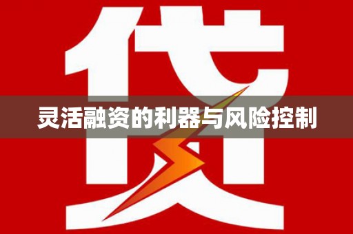 中山灵活融资的利器与风险控制