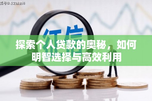 中山探索个人贷款的奥秘，如何明智选择与高效利用