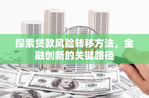 中山探索贷款风险转移方法，金融创新的关键路径