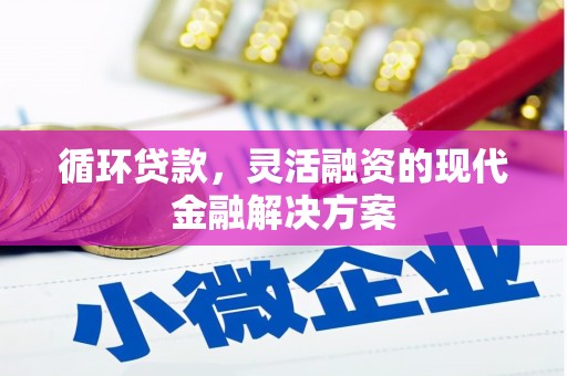 中山循环贷款，灵活融资的现代金融解决方案