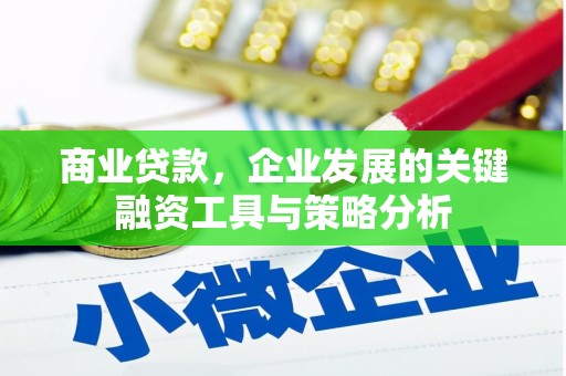中山商业贷款，企业发展的关键融资工具与策略分析
