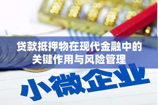 中山贷款抵押物在现代金融中的关键作用与风险管理