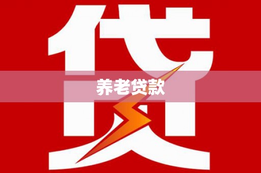 中山养老贷款