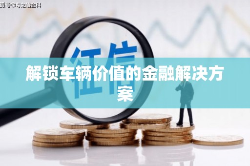 中山解锁车辆价值的金融解决方案