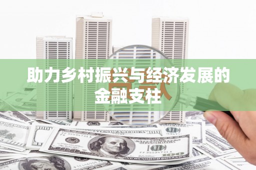 中山助力乡村振兴与经济发展的金融支柱